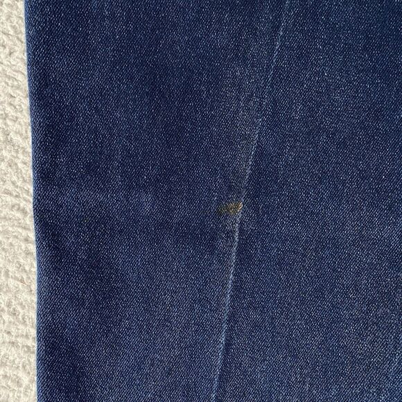 Vintage Lee Riders Jeans Mens 30x29 Blue Polyester Blend USA Union Made (Tag 32) - Picture 10 of 16